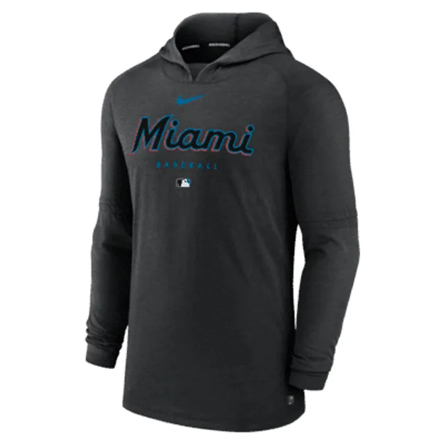 Men's Nike Black Miami Marlins Color Bar T-Shirt