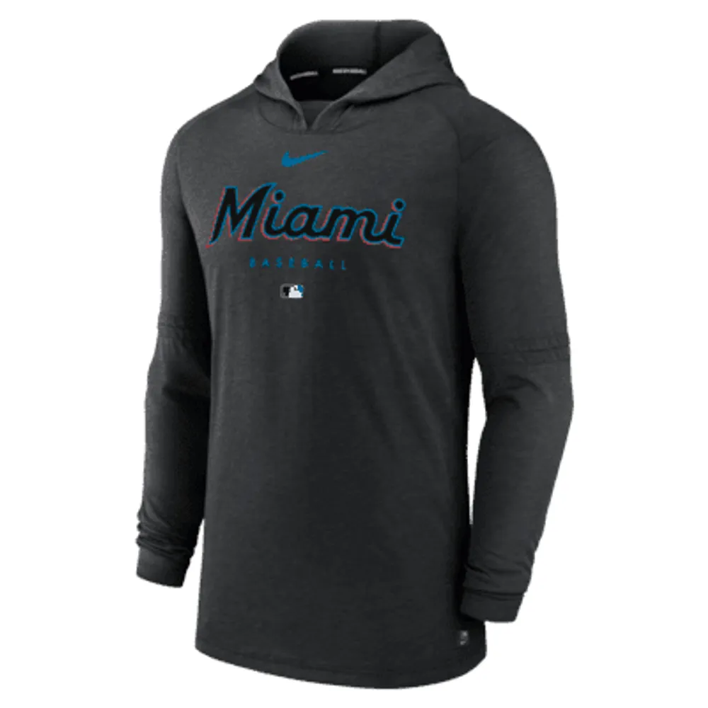 Nike Men's Miami Marlins City Connect Tri-Blend T-Shirt - S Each