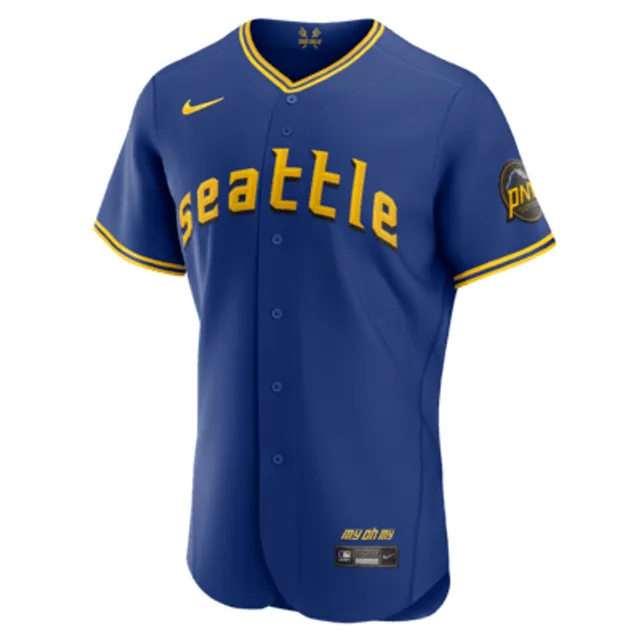 Nike / Youth Boys' Seattle Mariners Blue Authentic Collection Dri-FIT