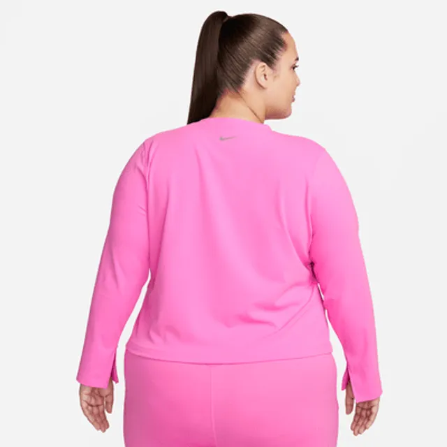 Nike Yoga Luxe Women's Fleece Crew Top (Plus Size)