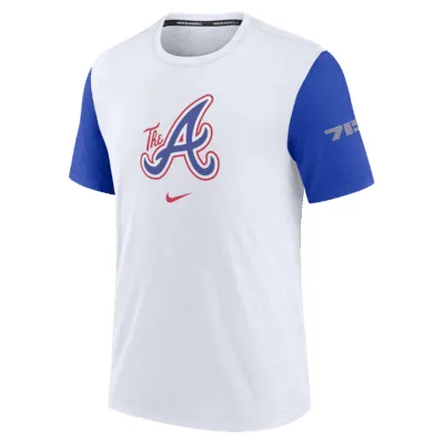 Nike Team Slider (MLB Atlanta Braves) Men's Long-Sleeve T-Shirt