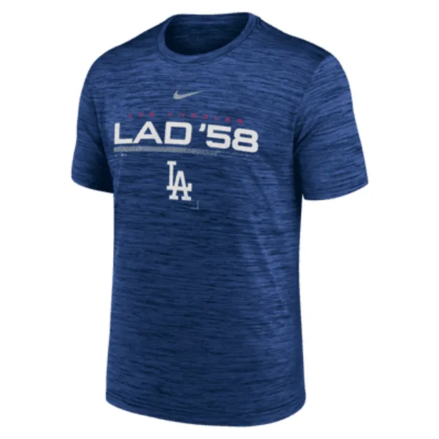 LA Dodgers Nike Practice Velocity T-Shirt - Deep Royal Blue - Youth