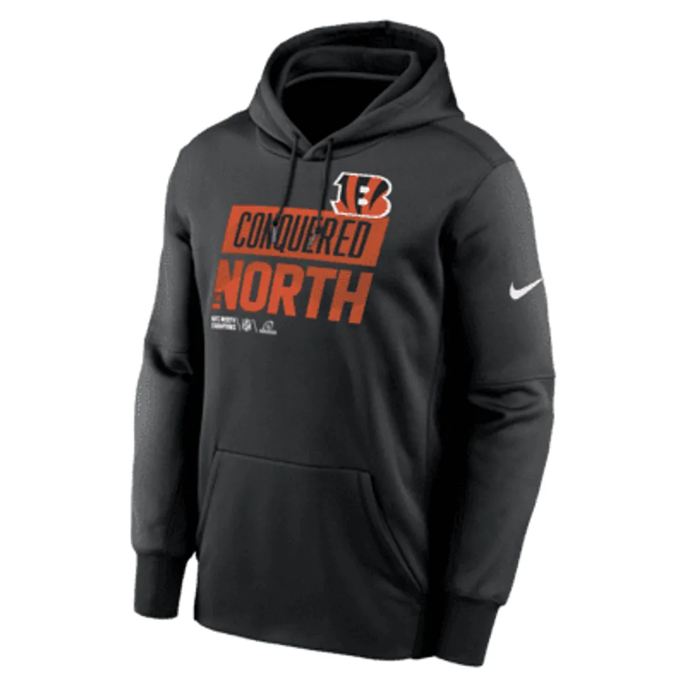 Nike Therma 2022 AFC North Champions Trophy Collection (NFL Cincinnati  Bengals) Men's Pullover Hoodie. Nike.com