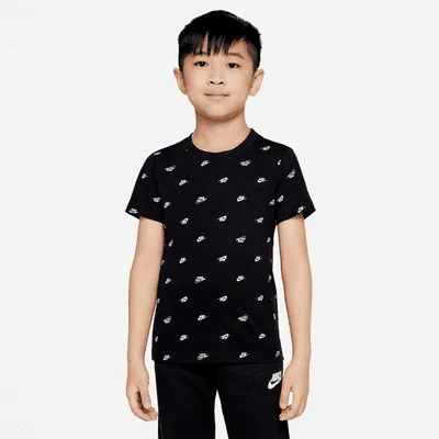 Nike Little Kids' Futura Monogram T-Shirt. Nike.com