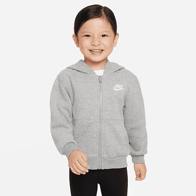 Nike Sportswear Club Fleece Full-Zip Toddler Hoodie. Nike.com