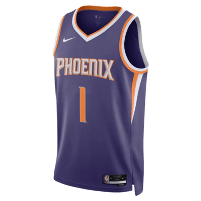 Devin Booker Phoenix Suns 2023 Select Series Nike Men's Dri-Fit NBA Swingman Jersey in Orange, Size: Medium | FD6233-860