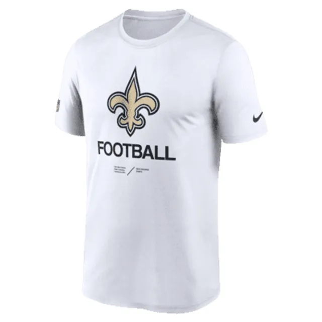 New Orleans Saints Nike Sideline Team Logo Performance Pullover Hoodie XXL / Black/Team Gold by Fan Shop Today