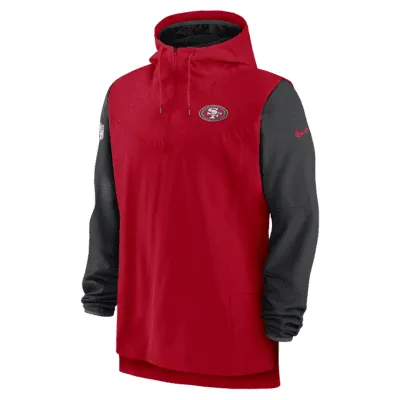 Nike Player Logo (NFL San Francisco 49ers) Men's 1/2-Zip Hoodie. Nike.com