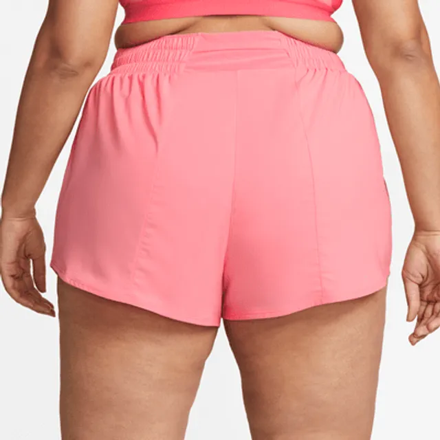 Nike Dri-FIT One Women's High-Waisted 3 Brief-Lined Shorts (Plus