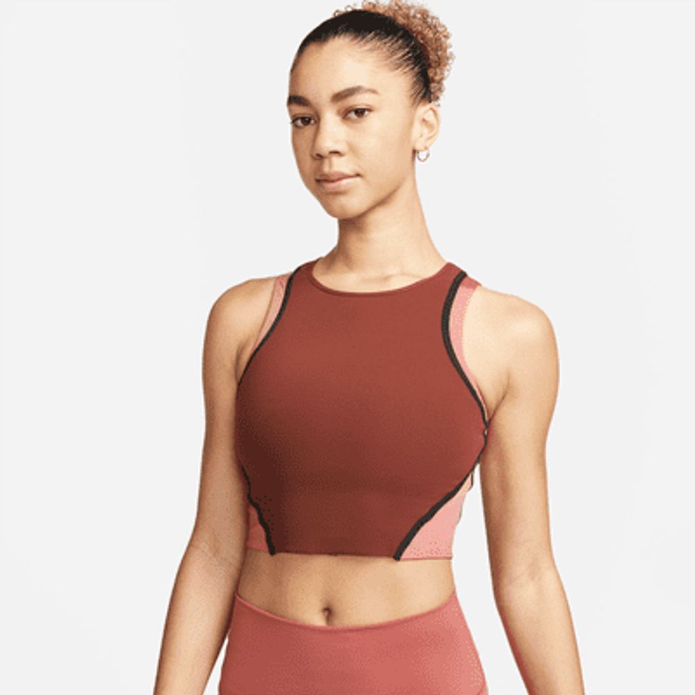 Débardeur court Nike Yoga Dri-FIT Luxe pour Femme. FR
