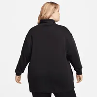 Nike Sportswear Club Fleece Women's Oversized Mock-Neck Sweatshirt (Plus Size). Nike.com