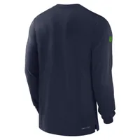 Nike Men's Dri-Fit Coach (NFL Seattle Seahawks) Top in White, Size: Small | 01AC481M78-MLW