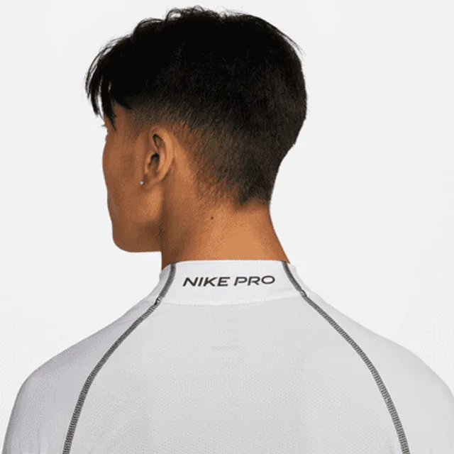 Nike Pro Men's Dri-FIT Fitness Mock-Neck Long-Sleeve Top. UK