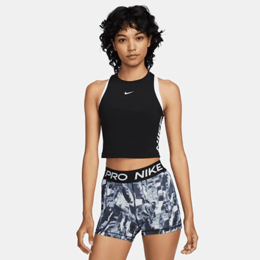 Nike Pro Dri-FIT Women’s Cropped Graphic Tank. Nike.com