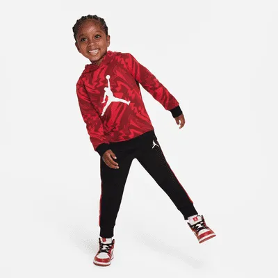 Jordan Baby (12-24M) Essentials Printed Fleece Hoodie and Pants Set. Nike.com