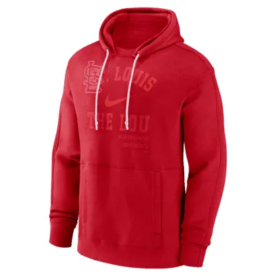 Nike Springer (MLB St. Louis Cardinals) Men's Short-Sleeve Pullover Hoodie.