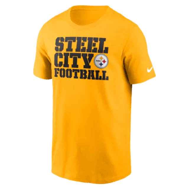 Pittsburgh Steelers Men's Steel City Football Long Sleeve T-Shirt