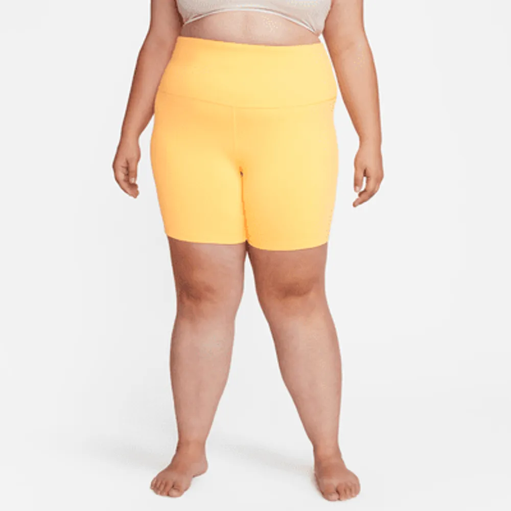 Nike Yoga Women's High-Waisted 7" Shorts (Plus Size). Nike.com