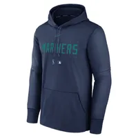 Nike Therma Pregame (MLB Seattle Mariners) Men's Pullover Hoodie. Nike.com