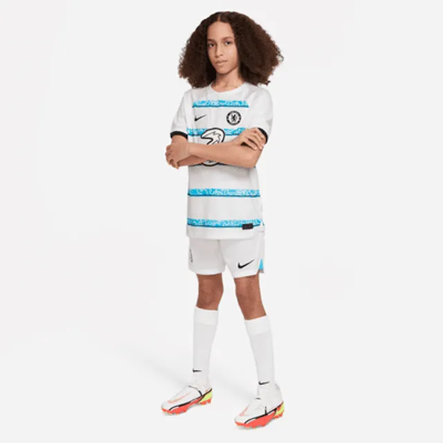 U.S. 2022/23 Stadium Home Big Kids' Nike Dri-FIT Soccer Shorts.