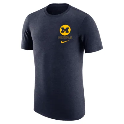 Michigan Men's Nike College Crew-Neck T-Shirt. Nike.com