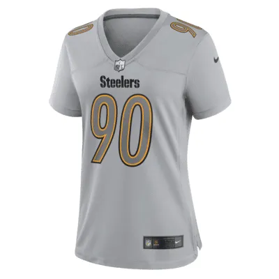 NFL Pittsburgh Steelers Atmosphere (T.J. Watt) Women's Fashion Football Jersey. Nike.com