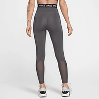 Nike Pro Women's High-Waisted 7/8 Mesh-Paneled Leggings. Nike.com