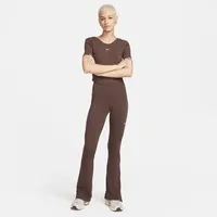 Nike Sportswear Chill Knit Women's Tight Mini-Rib Flared Leggings. Nike.com