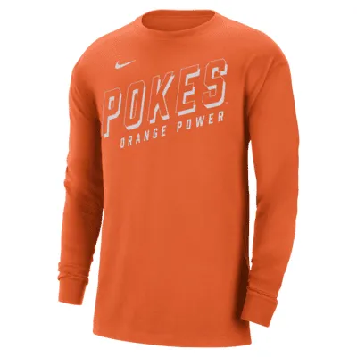 Oklahoma State Men's Nike College Long-Sleeve Max90 T-Shirt. Nike.com