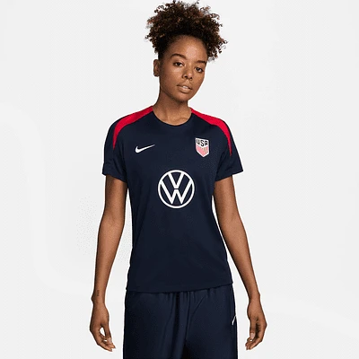 USMNT Strike Women's Nike Dri-FIT Soccer Short-Sleeve Knit Top. Nike.com