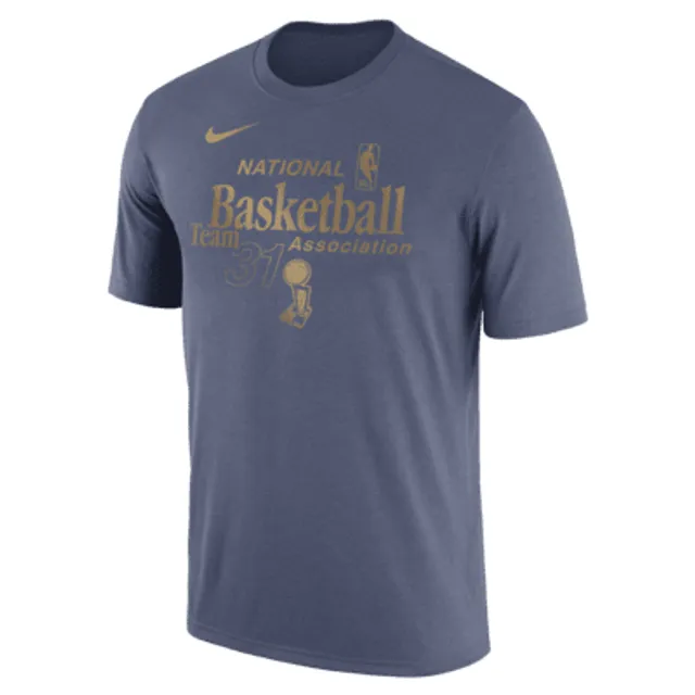 Men's NBA Logo Nike Black Team 31 Long Sleeve T-Shirt
