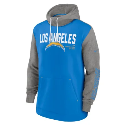 Nike Los Angeles Chargers Sideline Men's Dri-fit Nfl Long-sleeve Hooded Top  in Black for Men