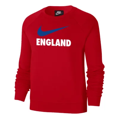 England Women's Fleece Varsity Crew-Neck Sweatshirt. Nike.com