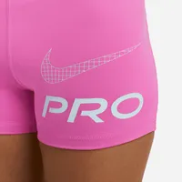 Nike Pro Dri-FIT Women's Mid-Rise 3" Graphic Training Shorts. Nike.com
