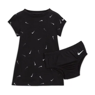 Nike Swoosh Printed Tee Dress Baby Dress. Nike.com