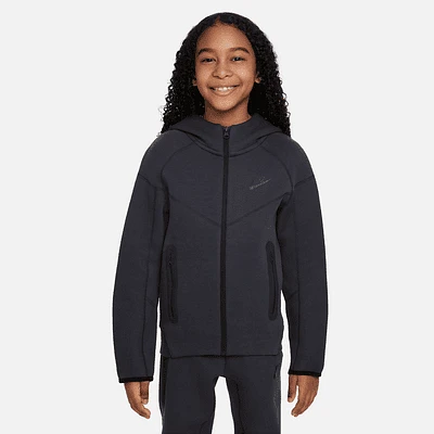Nike Sportswear Tech Fleece Big Kids' (Boys') Full-Zip Hoodie (Extended Size). Nike.com