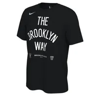 Brooklyn Nets Men's Nike NBA Playoff Mantra 2023 T-Shirt. Nike.com
