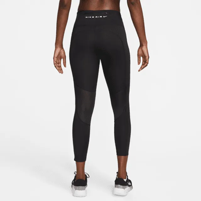 Nike Air Fast Women\'s Mid-Rise 7/8 Running Leggings with Pockets. Nike.com  | The Summit at Fritz Farm