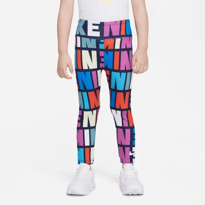 Nike Block Print Printed Leggings Little Kids' Leggings. Nike.com