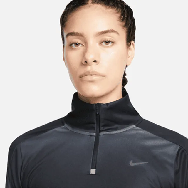 Nike Dri-FIT Swoosh Women's 1/4-Zip Running Top. UK