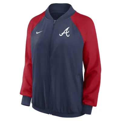 Nike Dri-FIT Team (MLB Atlanta Braves) Women's Full-Zip Jacket. Nike.com