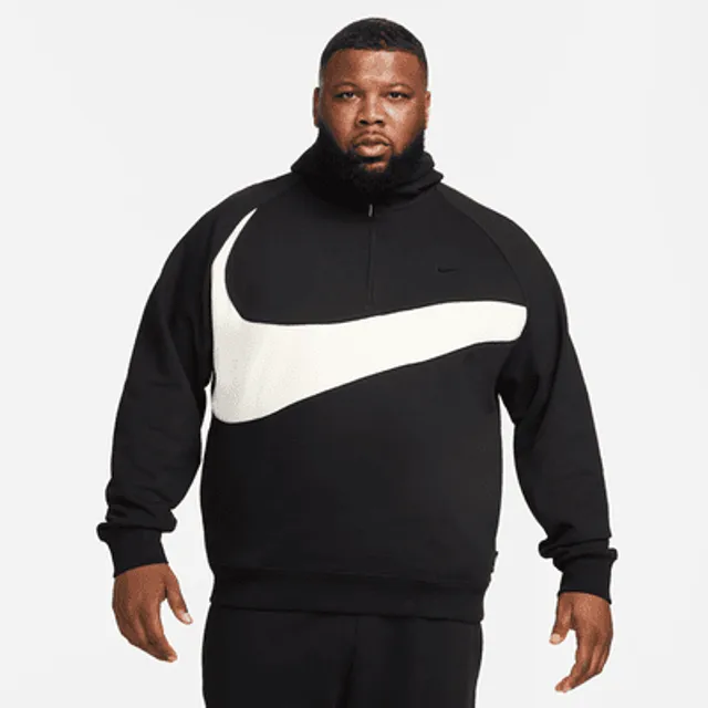 Nike Swoosh Men's 1/2-Zip Fleece Hoodie. Nike AT