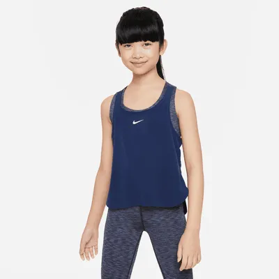 Nike Dri-FIT Swoosh Older Kids' (Girls') Tank Sports Bra. UK