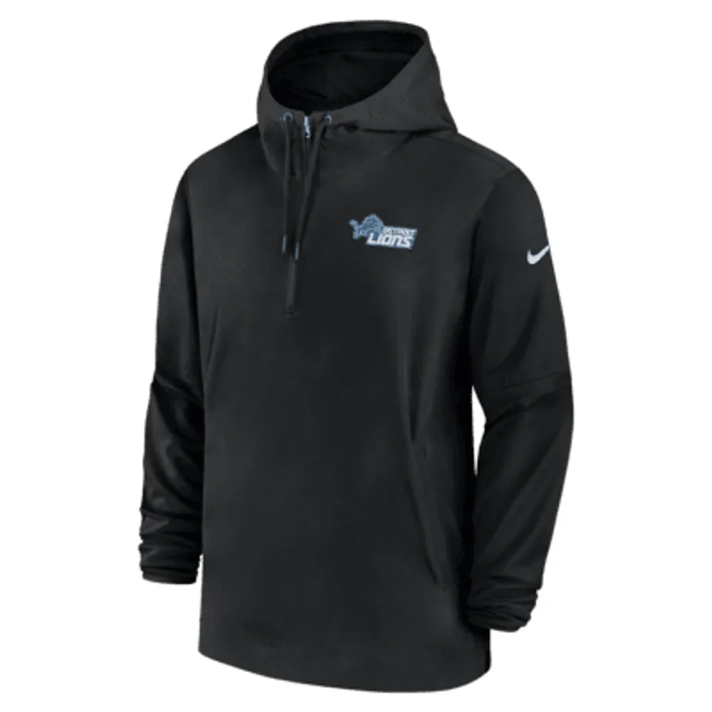 Cincinnati Bengals Sideline Men's Nike NFL 1/2-Zip Hooded Jacket.