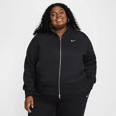 Nike Sportswear Phoenix Fleece Women's Oversized Track Jacket (Plus Size). Nike.com