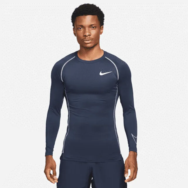 nike men's pro long sleeve compression top