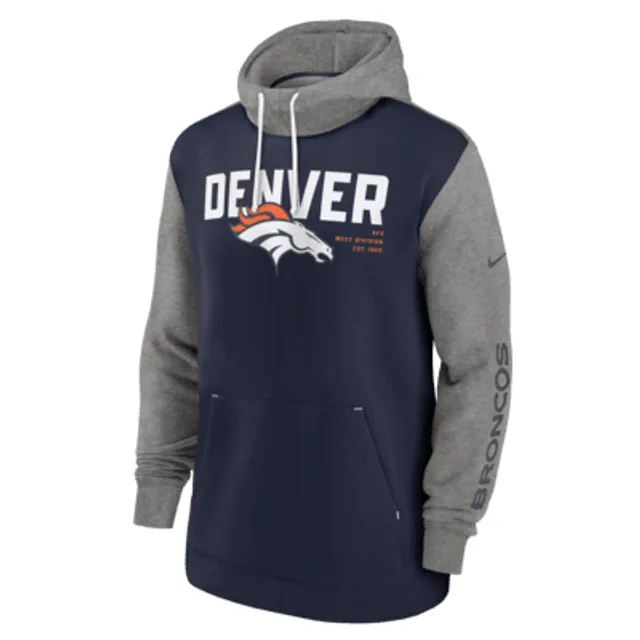 Lids Denver Broncos Nike Performance Team Pullover Hoodie - Navy