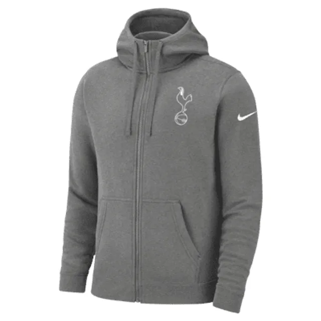 Steelers Men's Nike Sideline Club Fleece Full Zip Grey Hoodie - 3XL