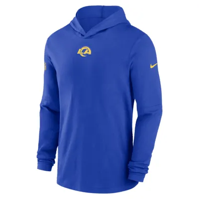 Men's Nike Royal Los Angeles Rams Sideline Club Fleece Pullover Hoodie Size: Small