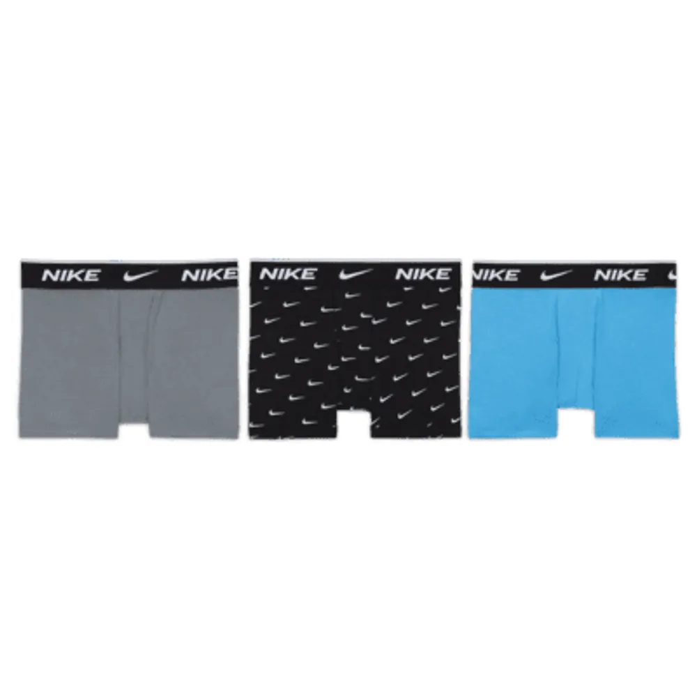 Nike Printed Essentials Big Kids' Dri-FIT Boxer Briefs.